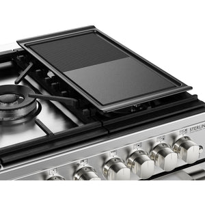 Stoves Sterling Deluxe D1000DF Stainless Steel 100cm Dual Fuel Range Cooker 444411467