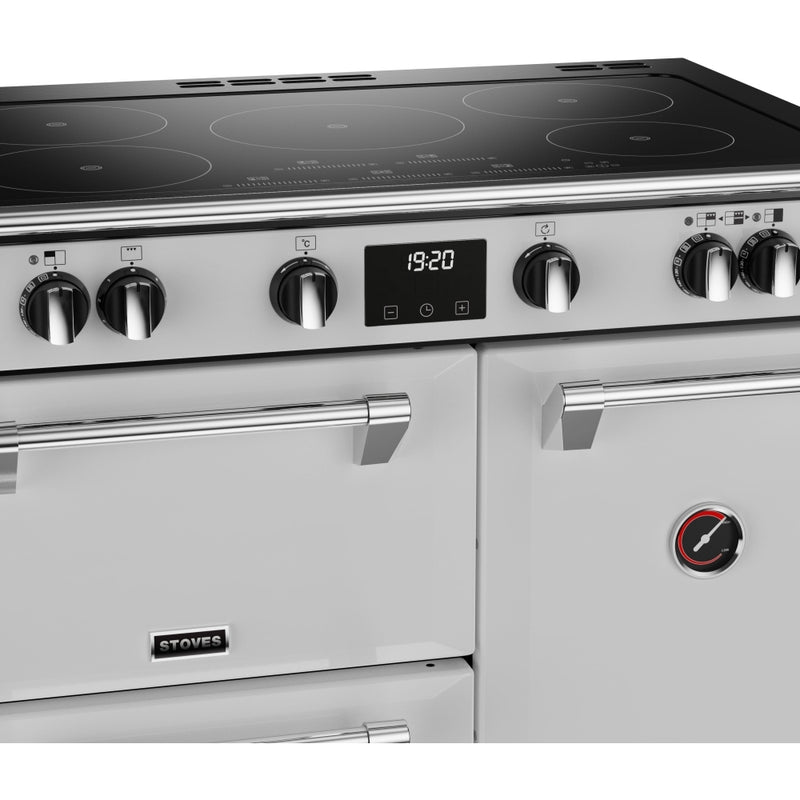 Stoves Richmond Deluxe D900Ei TCH Icy White 90cm Induction Range Cooker 444411534