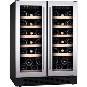 CDA CFWC624SS Double Door Stainless Steel Wine Cooler