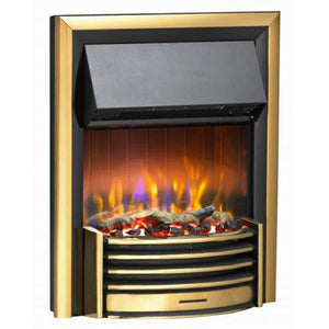 Dimplex LER20BR3D Lerwick Brass Optiflame 3D Inset Electric Fire