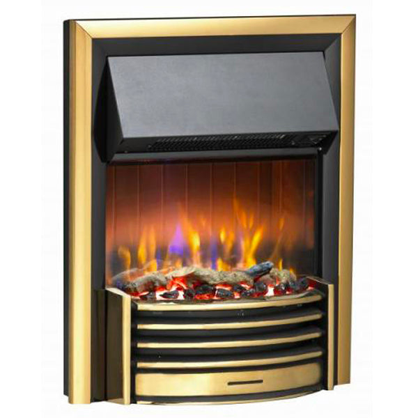 Dimplex LER20BR3D Lerwick Brass Optiflame 3D Inset Electric Fire