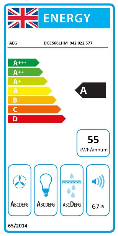 AEG DGE5661HM Canopy Hood - DB Domestic Appliances
