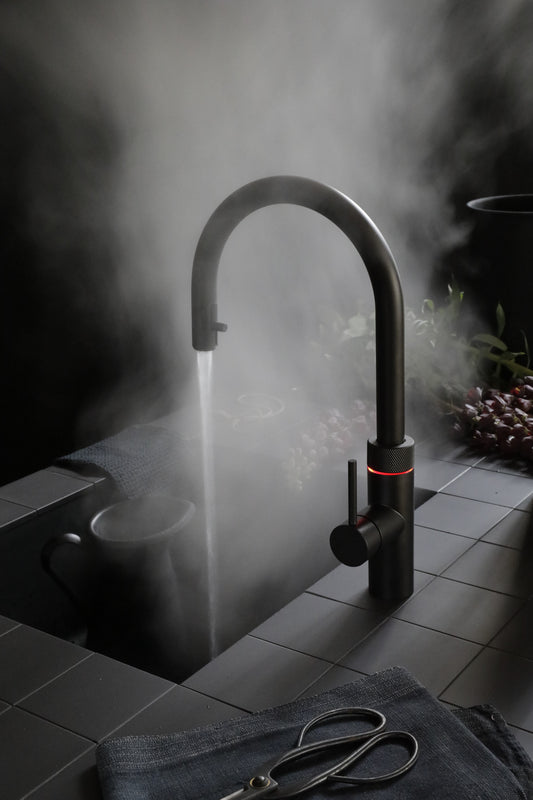 Quooker 3 in 1 Flex Black PRO3 Boiling Water Tap