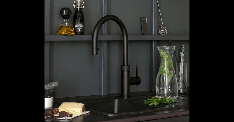 Quooker 3 in 1 Flex Black PRO3 Boiling Water Tap