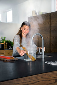 Quooker 3 in 1 Flex Stainless Steel COMBI Boiling Water Tap