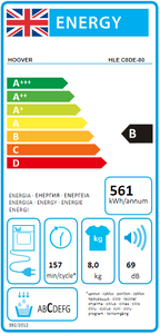 Hoover HLEC8DE Condenser Tumble Dryer - DB Domestic Appliances