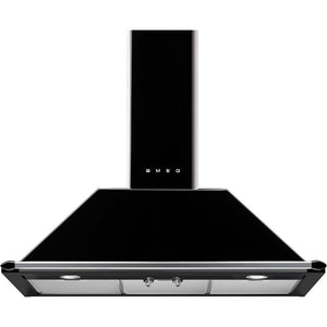 Smeg Victoria KT100BLE Black 100cm Cooker Hood - DB Domestic Appliances