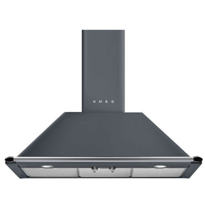 Smeg Victoria KT110GRE Slate Grey 110cm Cooker Hood - DB Domestic Appliances