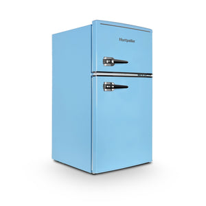 Montpellier MAB2035EPB Retro Under Counter Fridge Freezer Pastel Blue