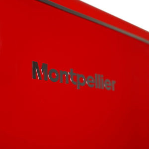 Montpellier MAB2035ER Retro Under Counter Fridge Freezer Red