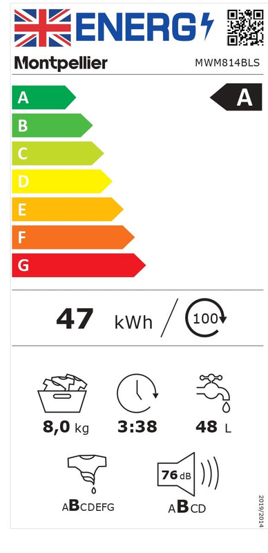 Montpellier MWM814BLS Washing Machine - DB Domestic Appliances