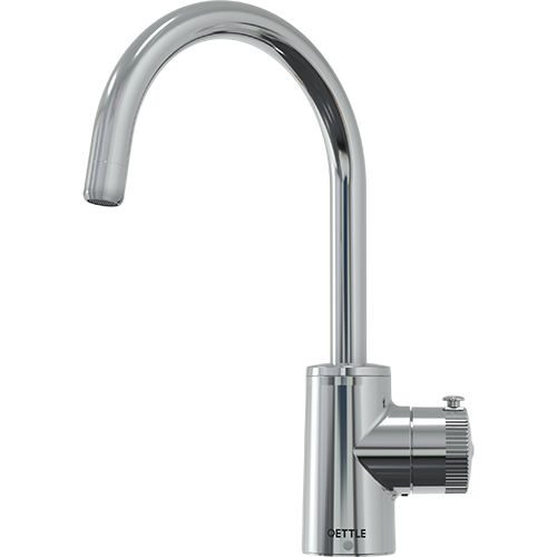 QETTLE Original Mini 2 in 1 Boiling Water Tap 4 Litre - Chrome