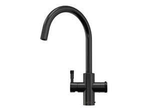 QETTLE Signature Modern 4 in 1 Boiling Water Tap 2 Litre Round Spout - Black