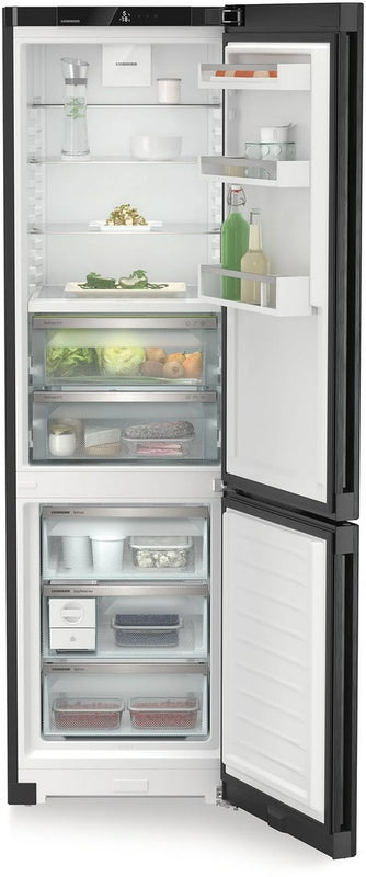 Liebherr Plus CBNbda572i Freestanding Black Steel Doors 70/30 Fridge Freezer