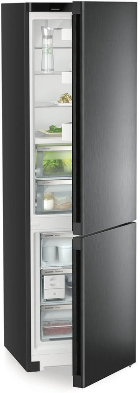 Liebherr Plus CBNbda572i Freestanding Black Steel Doors 70/30 Fridge Freezer