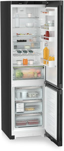 Liebherr Plus CNbdc573i Freestanding Black Steel 70/30 Frost Free Fridge Freezer