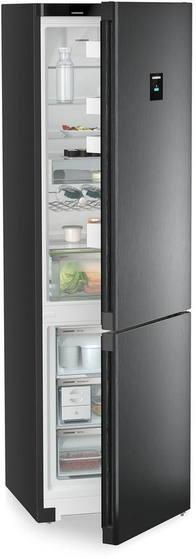 Liebherr Plus CNbdc573i Freestanding Black Steel 70/30 Frost Free Fridge Freezer