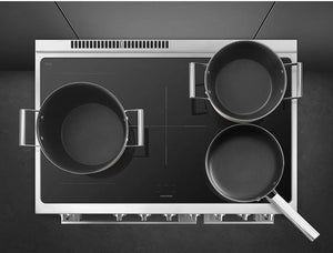 Smeg Portofino CPF92IMA Anthracite 90cm Induction Range Cooker