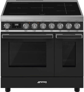 Smeg Portofino CPF92IMA Anthracite 90cm Induction Range Cooker