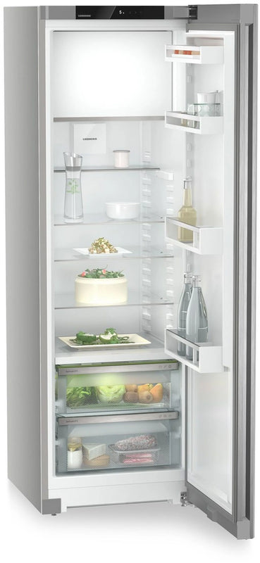 Liebherr Plus RBsfd5221 Freestanding Silver Fridge with Icebox