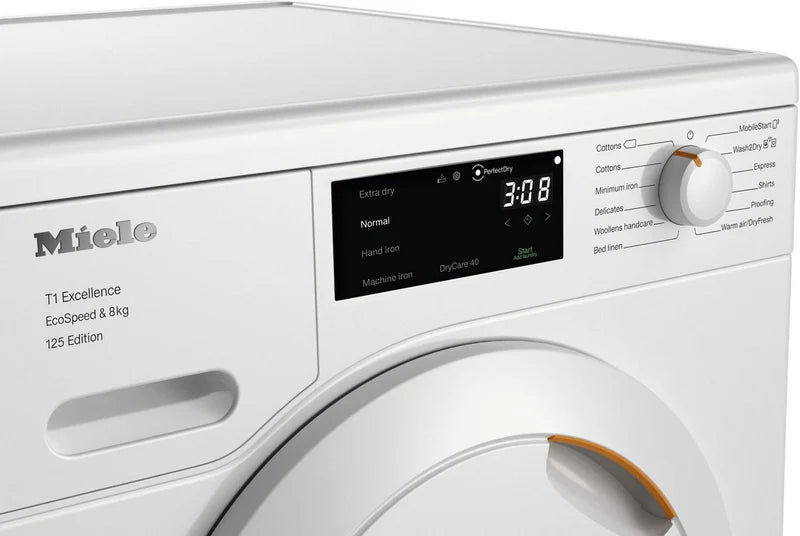 Miele TEC665WP 8kg Heat Pump Tumble Dryer