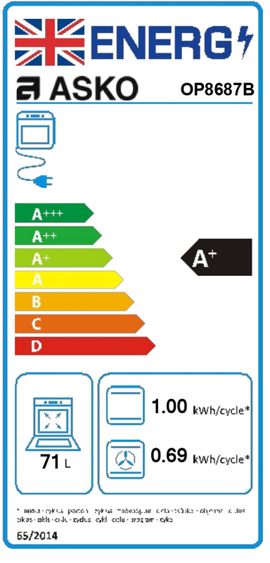 ASKO OP8687B Built In Electric Single Oven - DB Domestic Appliances