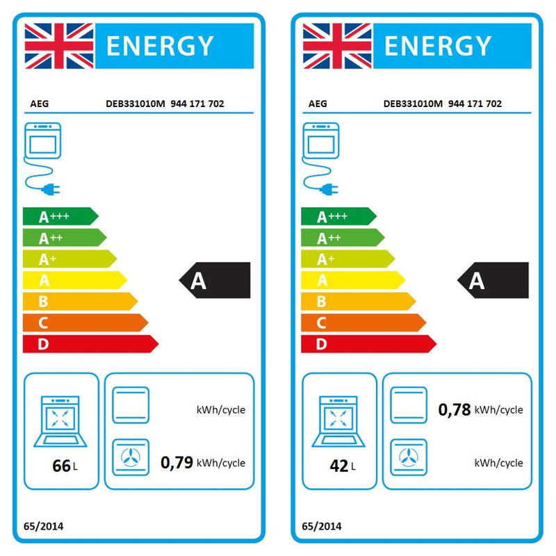 AEG DEB331010M Built In Electric Double Oven - DB Domestic Appliances