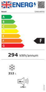 Bosch GIN81AEF0G Integrated Tall Freezer - DB Domestic Appliances