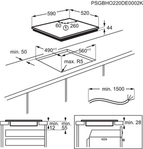 Zanussi ZITN643K Induction Hob - DB Domestic Appliances