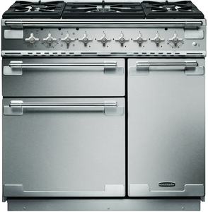 Rangemaster Elise 90cm Dual Fuel Range Cooker Stainless Steel - DB Domestic Appliances