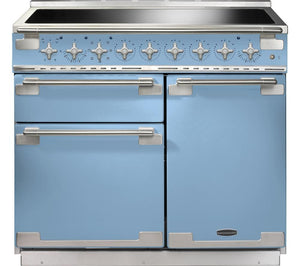 Rangemaster Elise 100cm Induction Range Cooker China Blue - DB Domestic Appliances